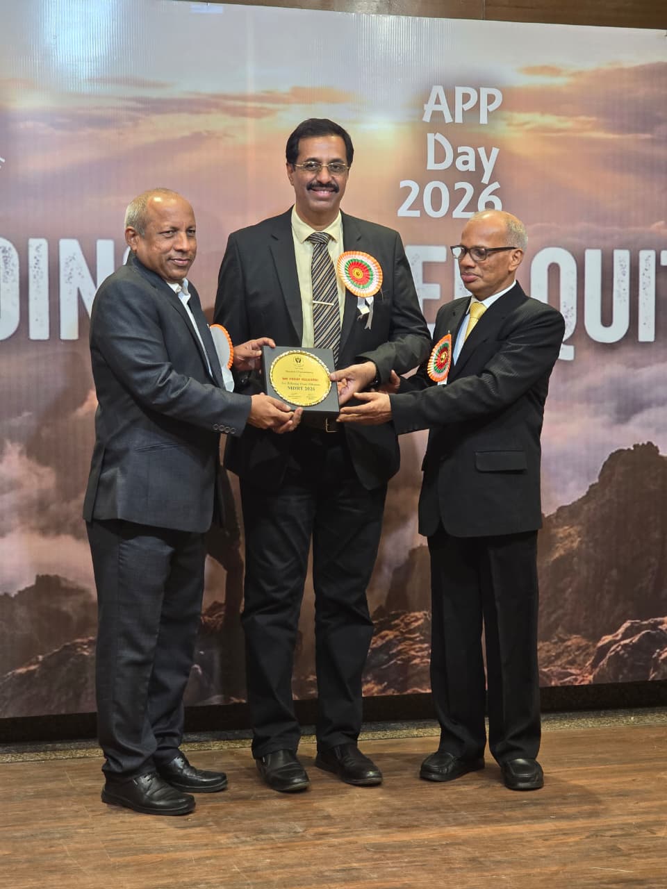 Received the MDRT Trophy from LIAA Thane on 24-01-2026 at Hotel R Nest, Thane.